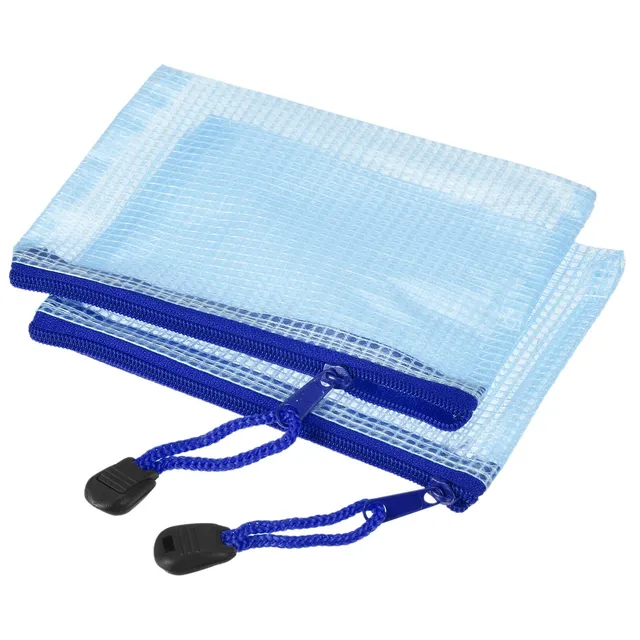 Sourcing Map Office Pochette maille B8 bleu lot 3