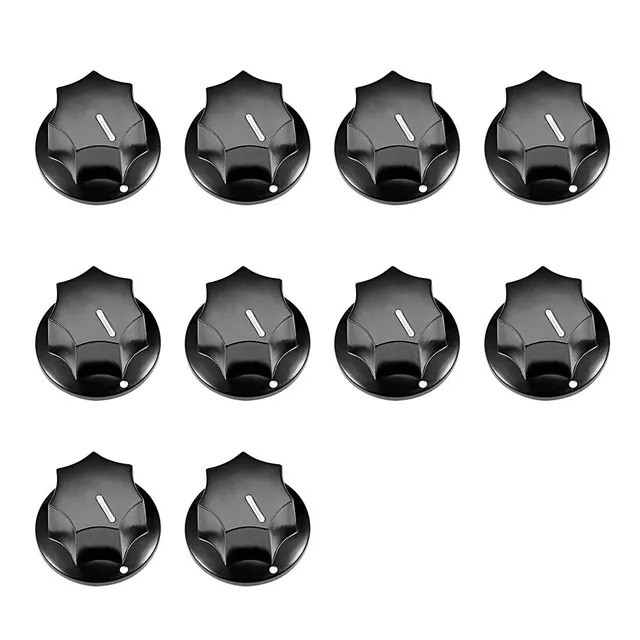 sourcing map B01 bouton potentiomètre 6mm noir 10 pcs 24x15mm