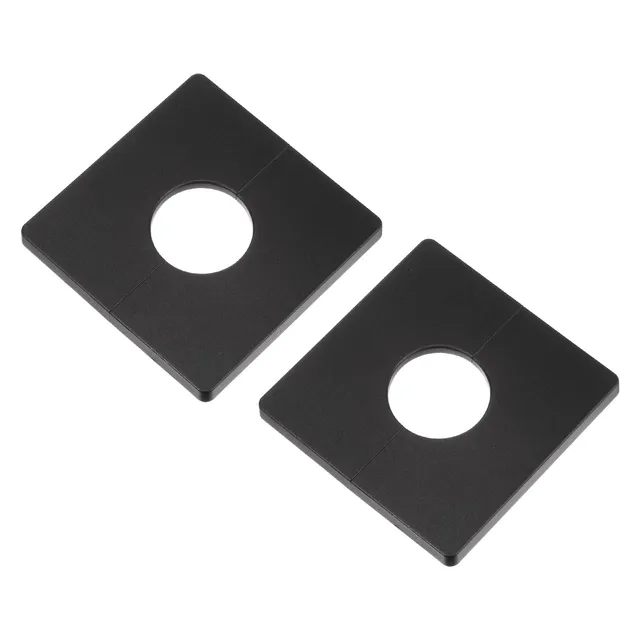 Sourcingmap Cache-tuyau Noir 33mm Lot 2 ABS 85mm