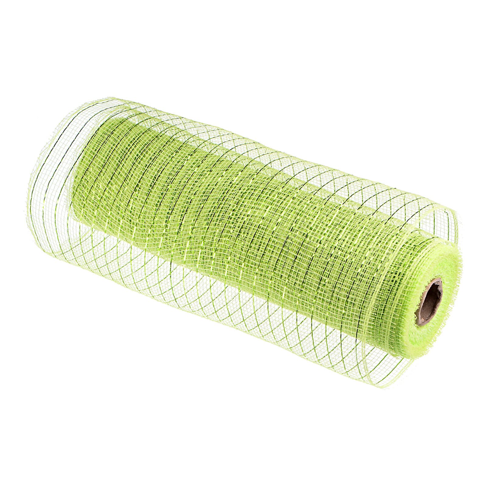 Sourcing Map Toile Jute Ruban Déco Vert 26cm x 9m