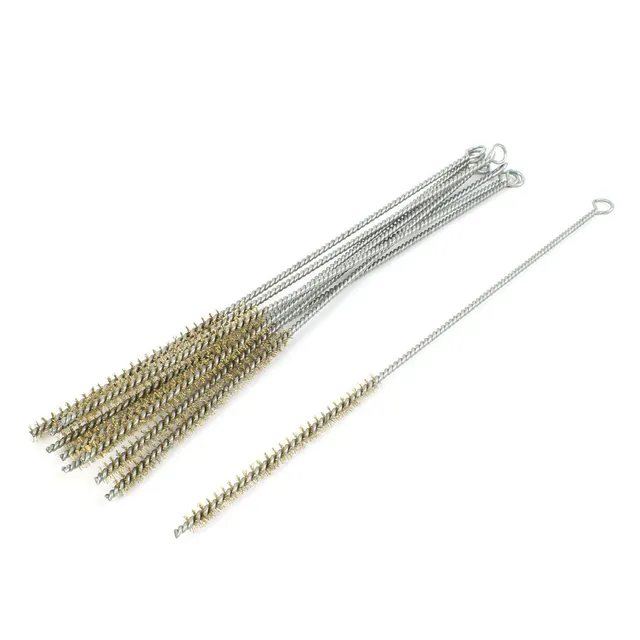 Sourcingmap Brosse tube laiton 8mm 28cm lot 10