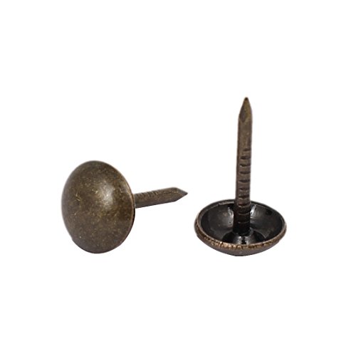 Sourcing Map 120 Clous Tapissier Bronze 8 x 15 mm