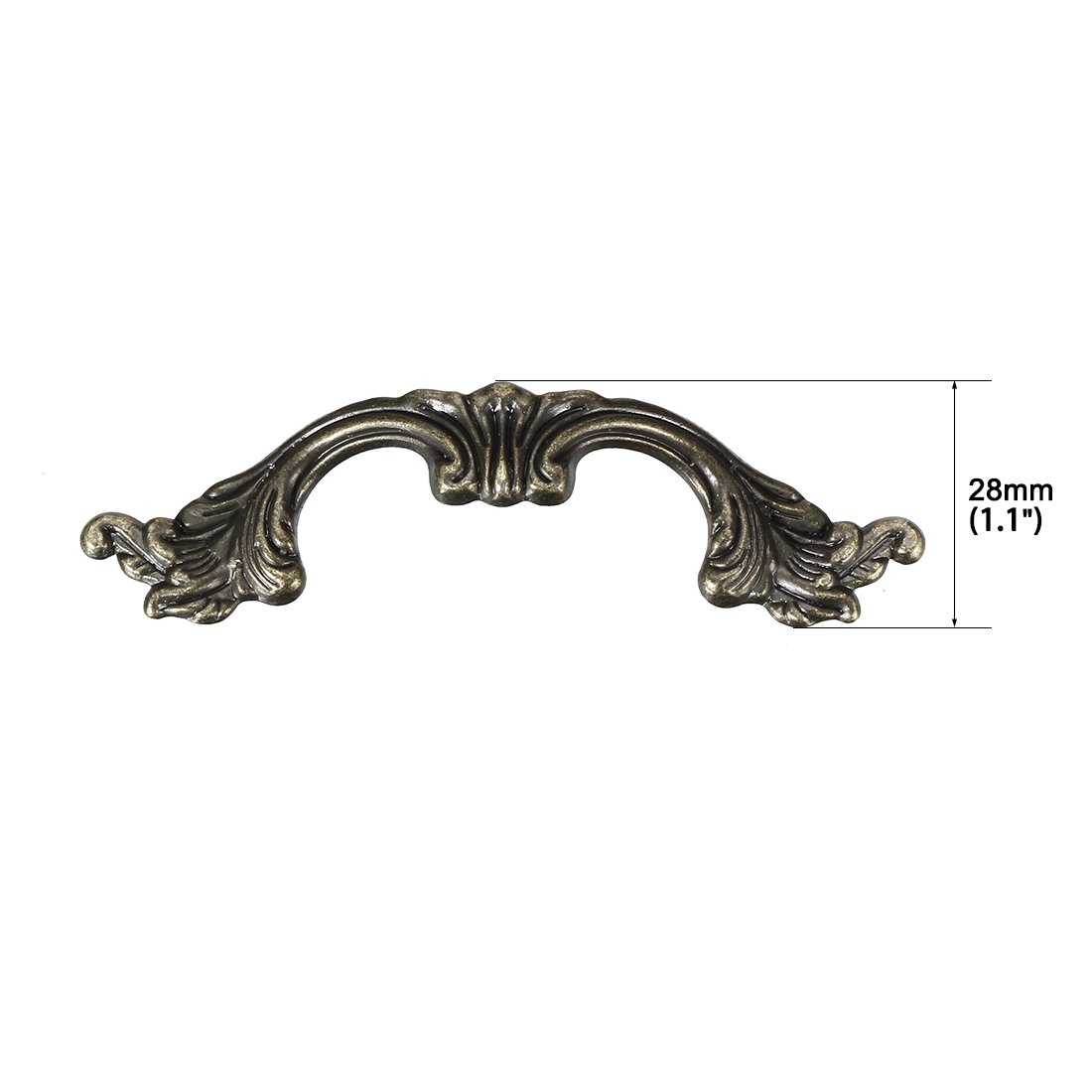 Sourcingmap Home & Garden poignée meuble vintage bronze 115mm