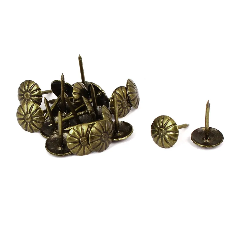 sourcing map Home & Garden clou tapissier bronzé 11 mm 20 pcs