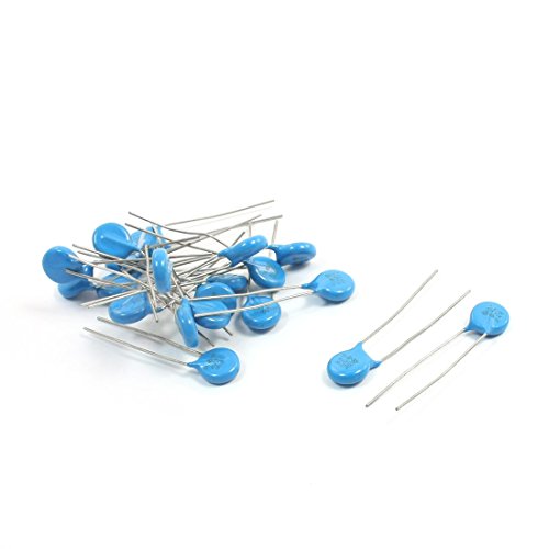 Sourcing Map Condensateur Disque Céramique 0.01µF 400V Lot 20 Bleu