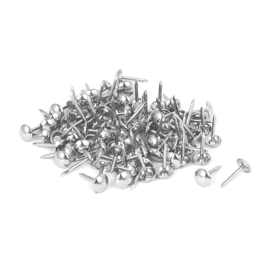 sourcing map Clou Tapissier 7x14mm Clou Argenté 100pcs
