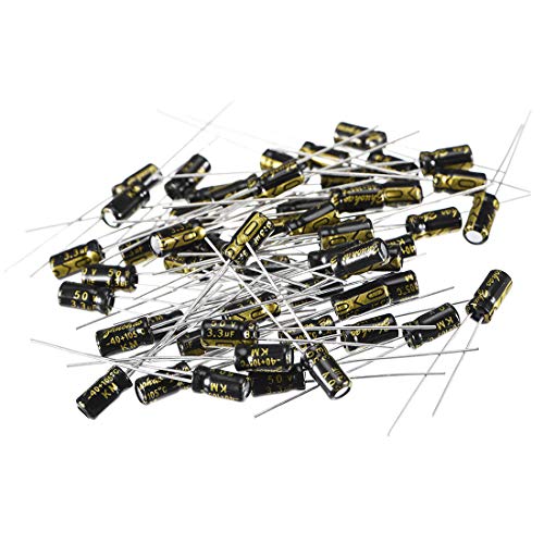 Sourcingmap 3.3uF 50V condensateur électrolytique 50 pcs 4x7mm