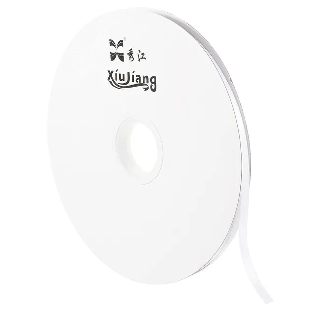 Sourcing Map ruban satin blanc 7mmx91,4m rouleau mariage