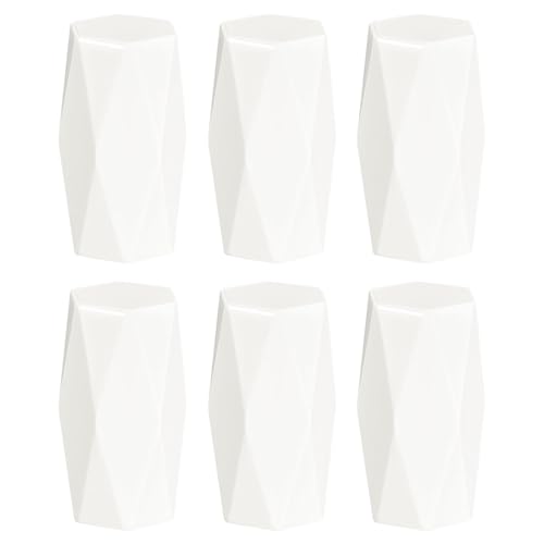 Sourcingmap 6 embouts tringle rideau blanc froid 26-28 mm