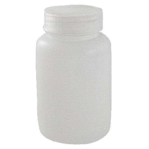 Sourcingmap Flacon labo plastique 100 mL large ouverture