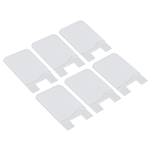 Sourcing Map Electronics porte-carte téléphone blanc lot 6 silicone