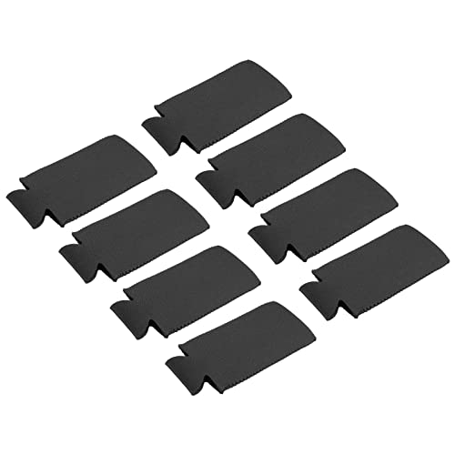 sourcing map Manchon Canette Néoprène Pliable Noir 8 Pièces