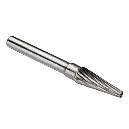 sourcing map Fraise Rotative L0822M06 Cône 8mm Carbure