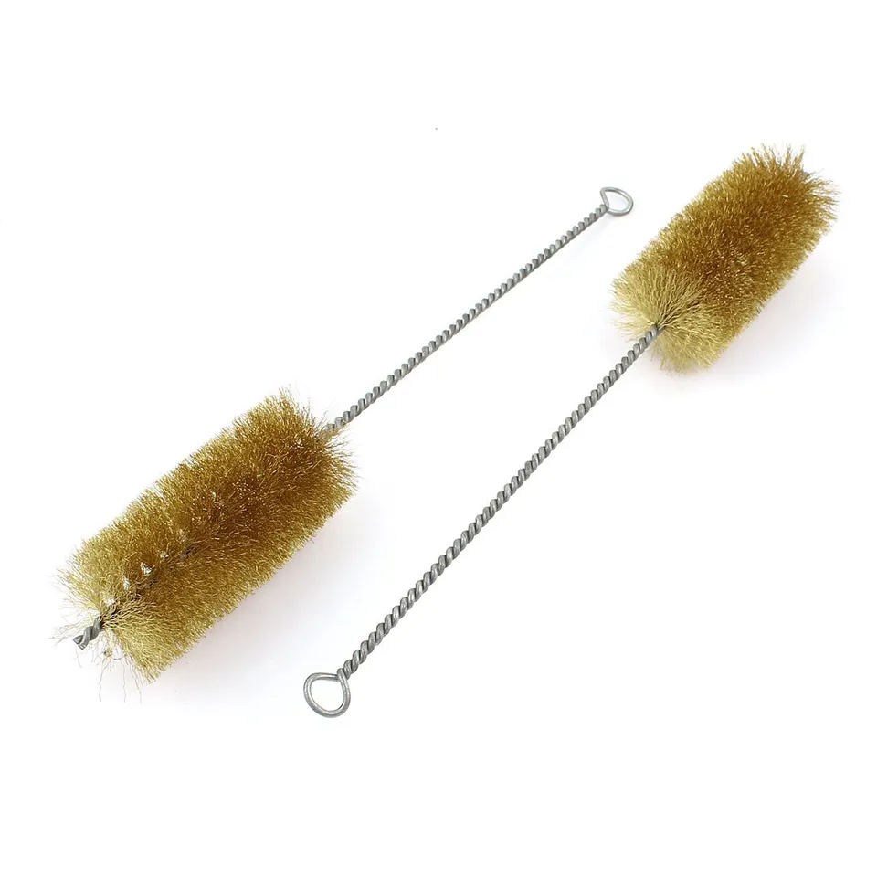 sourcingmap Industrial brosse tube laiton 50mm 32cm lot 2