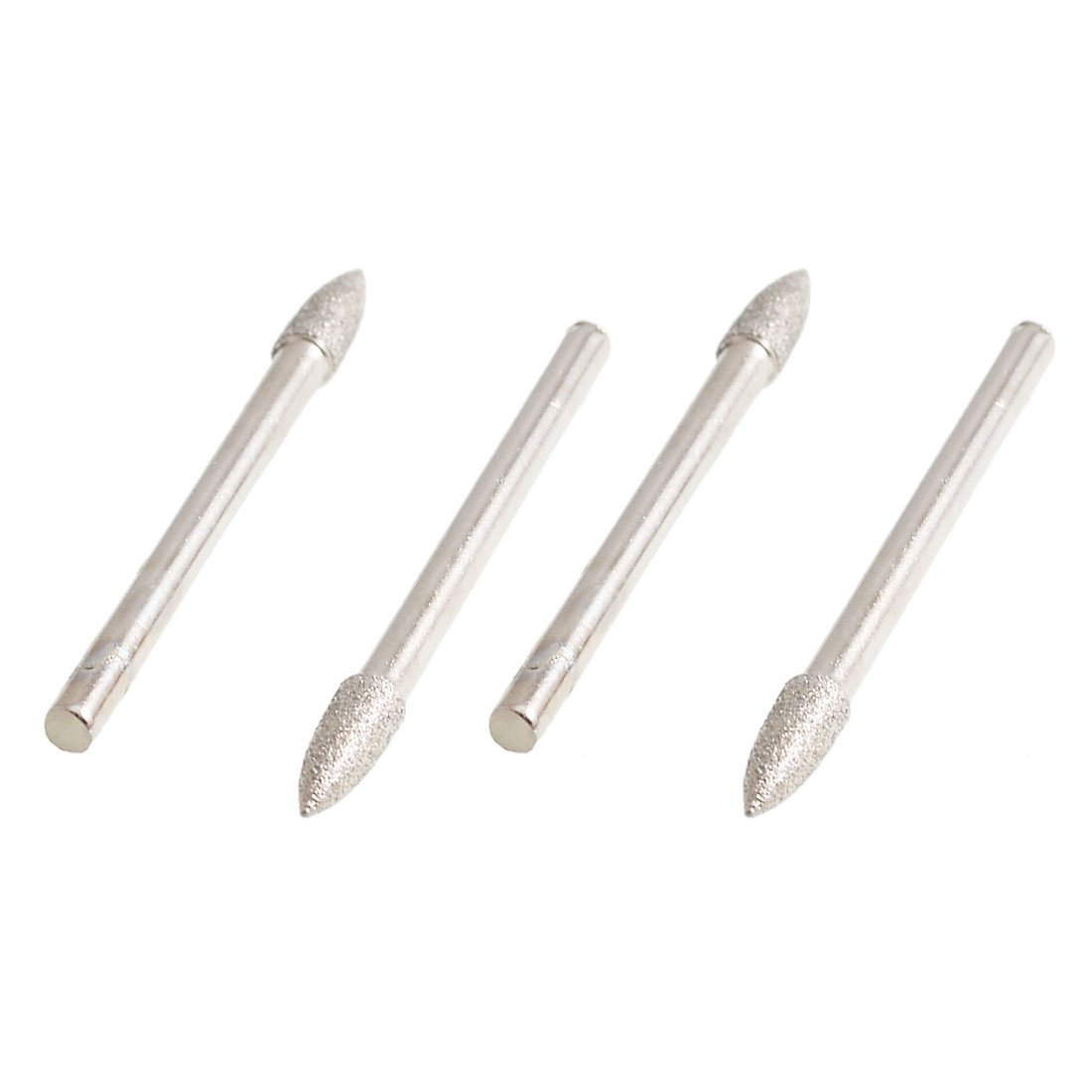 Sourcingmap Pointe Conique 4x4mm Fraise Diamant 4 pcs Tige 3mm