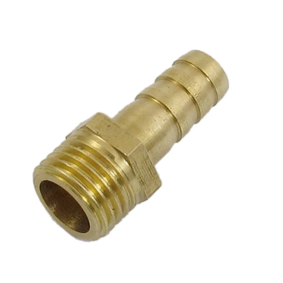 sourcingmap Raccord cannelé laiton 8 mm 1/4"