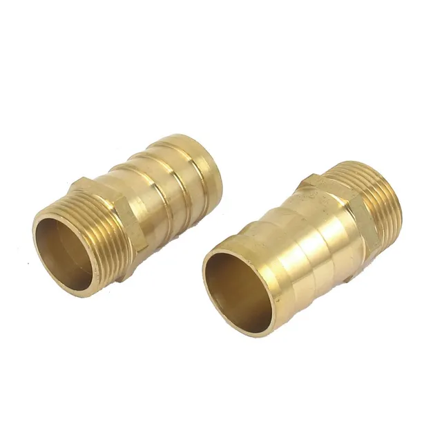 sourcingmap Raccord Cannelé Laiton 3/4 BSP 25mm Lot 2
