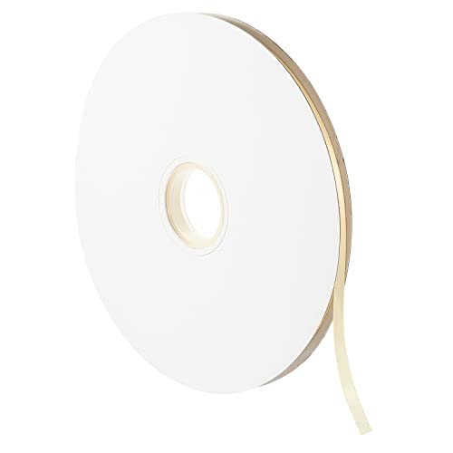 sourcingmap Ruban Satin 7mmx91,4m Rouleau Abricot Polyester