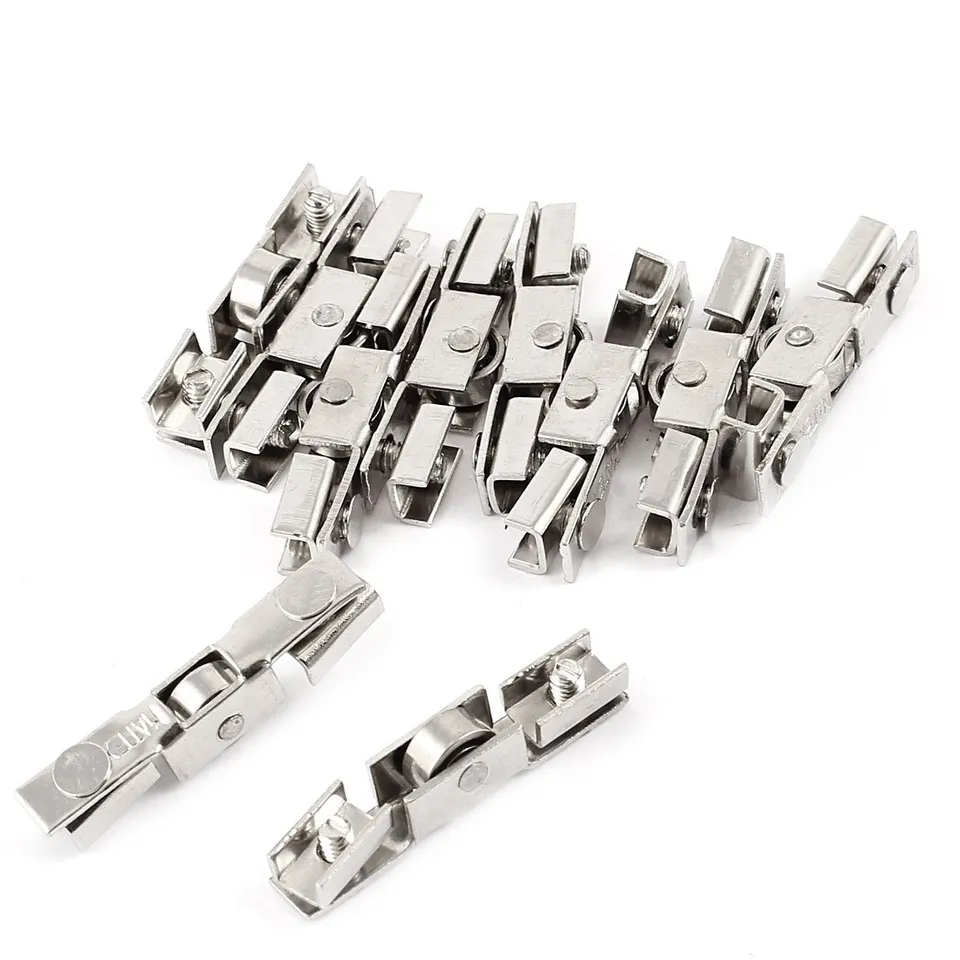 Sourcingmap Roulette porte coulissante verre 10 mm lot 10