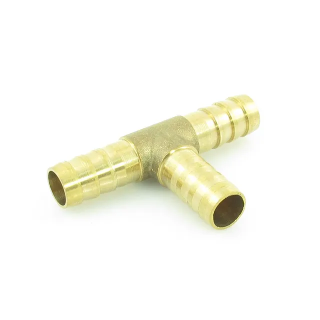 Sourcingmap Raccord T Laiton 10 mm Tuyau 1 Pièce