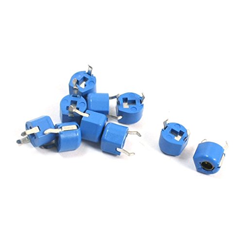Sourcingmap Industrial condensateur ajustable 5pF bleu 10 pcs