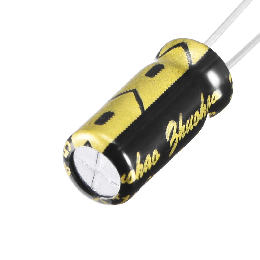 sourcing map 4.7uF 50V condensateur électrolytique 100 pièces 5x11mm