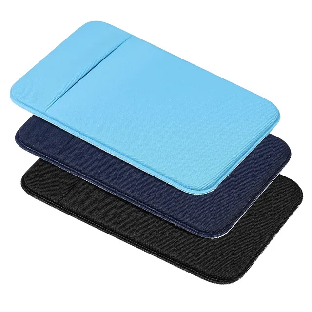 Sourcing Map Electronics porte-carte adhésif bleu noir x3