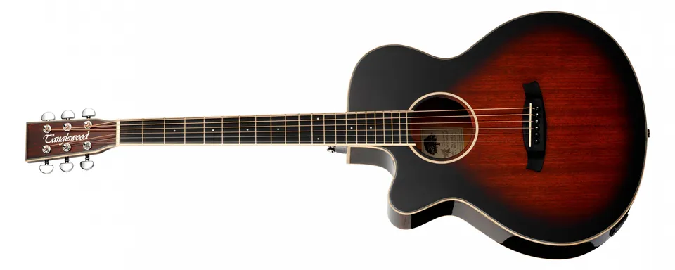 Tanglewood Winterleaf TW4CEAVBLH guitare gaucher électro