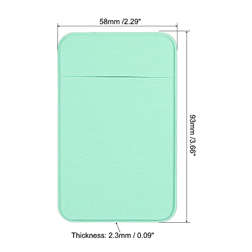 sourcing map porte-carte adhésif téléphone vert lot 3 extensible