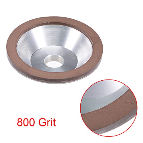 Sourcing Map Industrial meule boisseau diamant 100mm grain 800