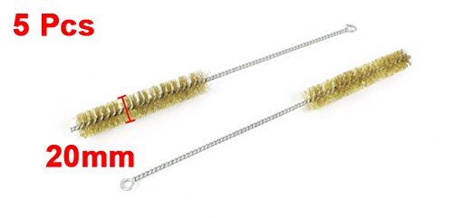 SOURCINGMAP brosse tube fil laiton 20mm 30cm lot 5
