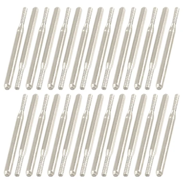 Sourcingmap Coffret 30 Fraises Diamant Cylindriques 2mm Tige 3mm