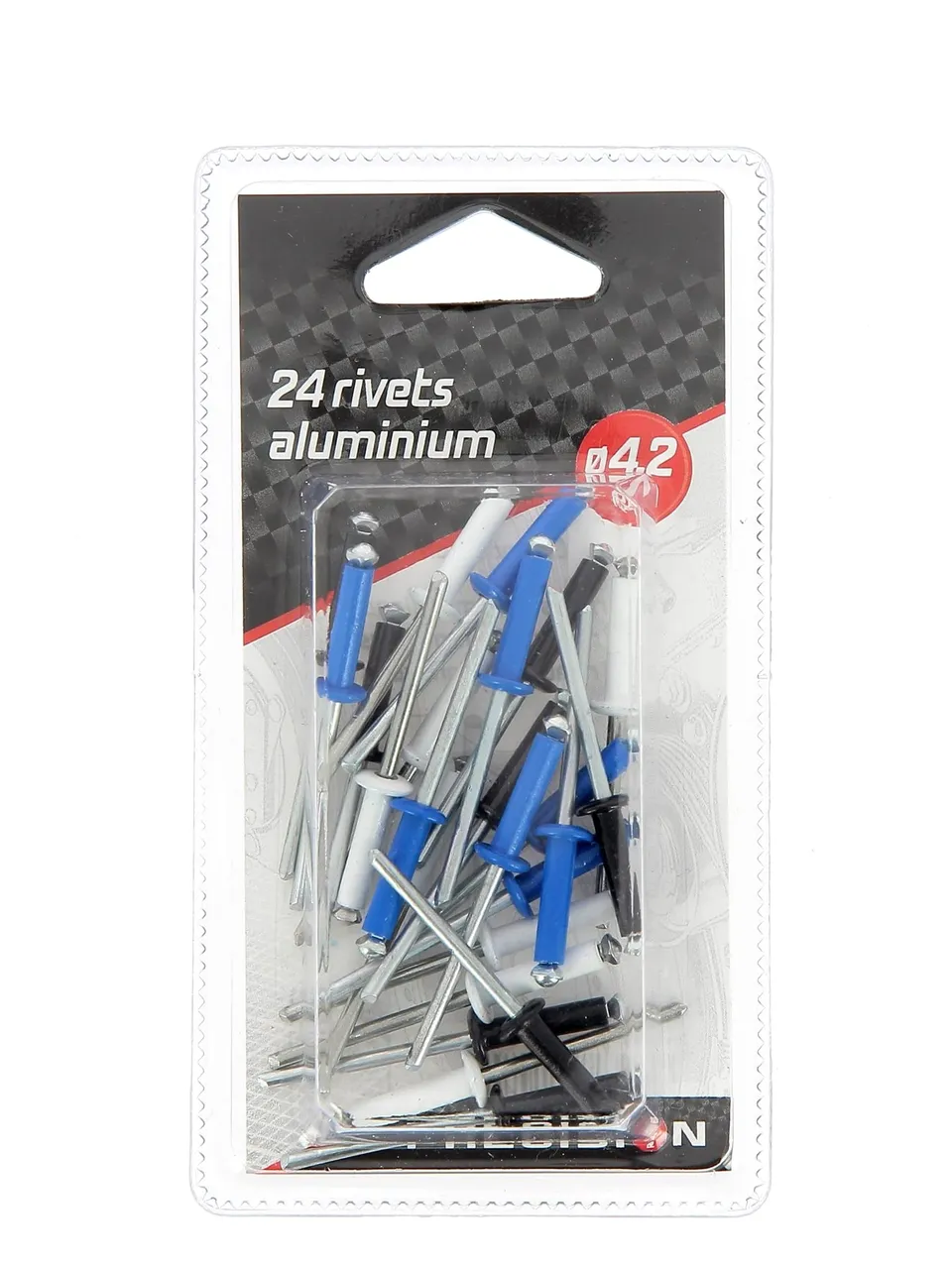 Precision-Steel Consommables rivets alu 4,2mm lot 24