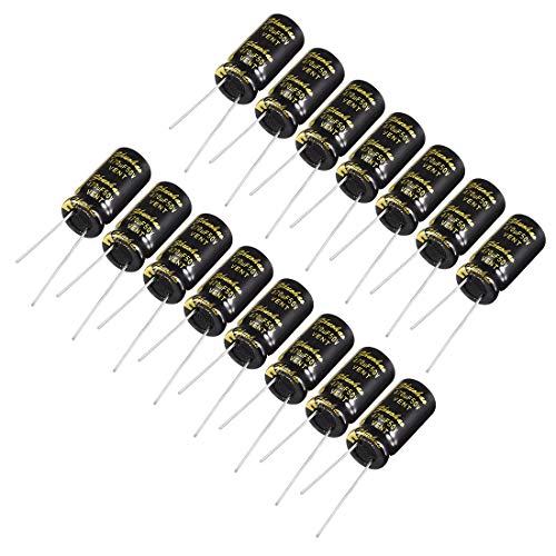 Sourcing Map Industrial condensateur 470uF 50V 10x20mm 15pcs