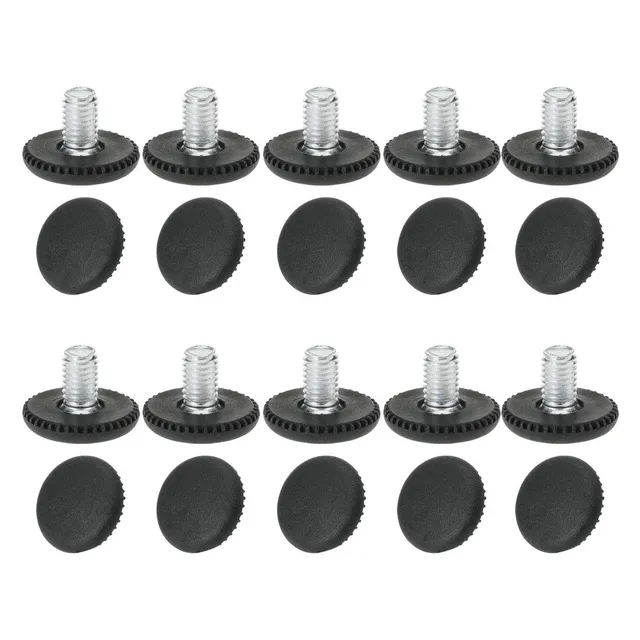 Sourcingmap Home M8 pied réglable meuble 25 mm lot 20