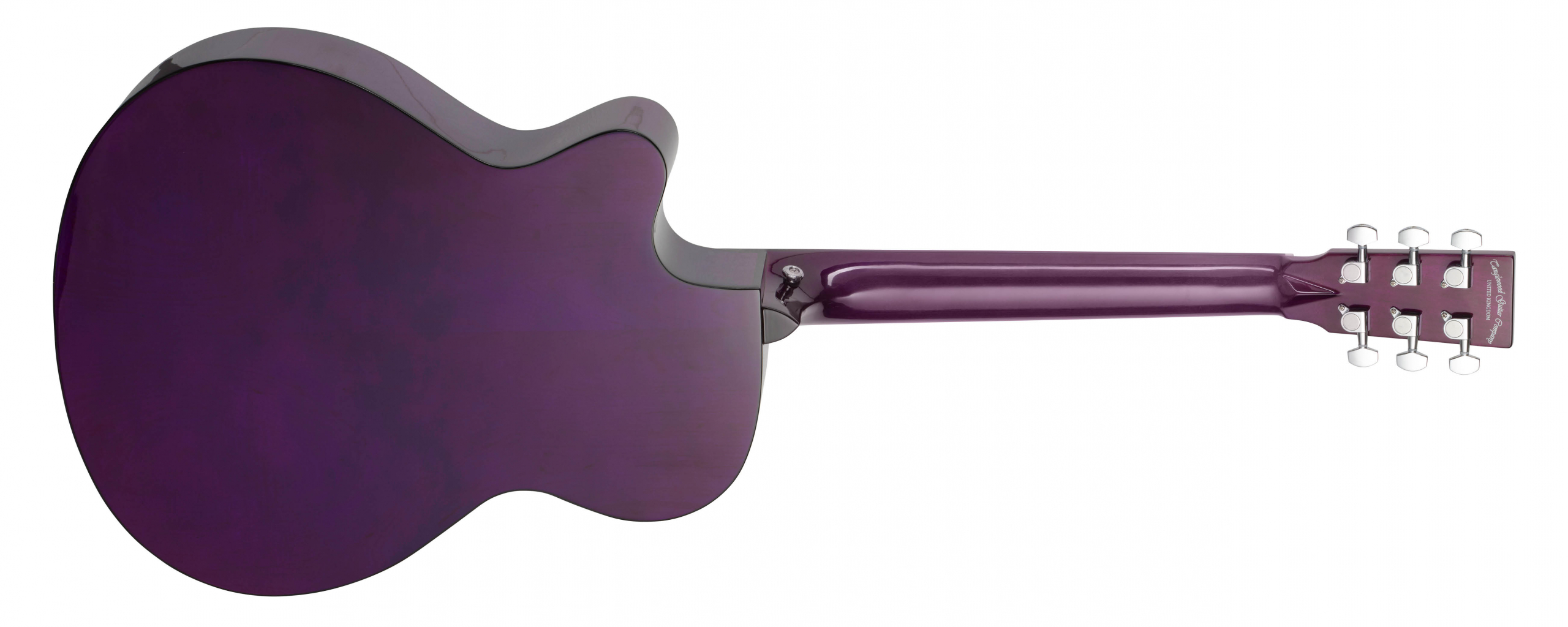 Tanglewood Azure TA4CEPU guitare folk violette électro