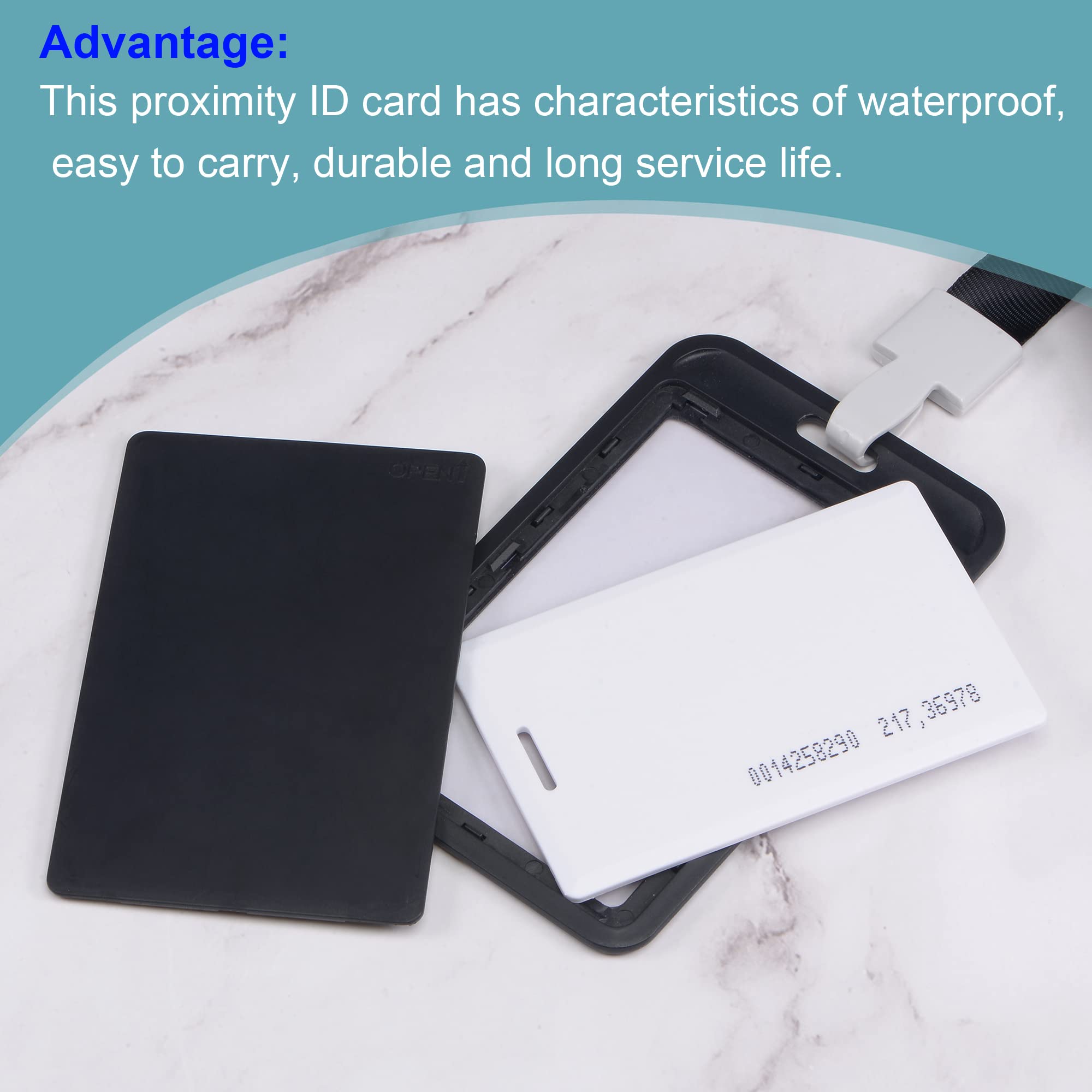 sourcingmap Electronics carte RFID 125KHz blanche lot de 5