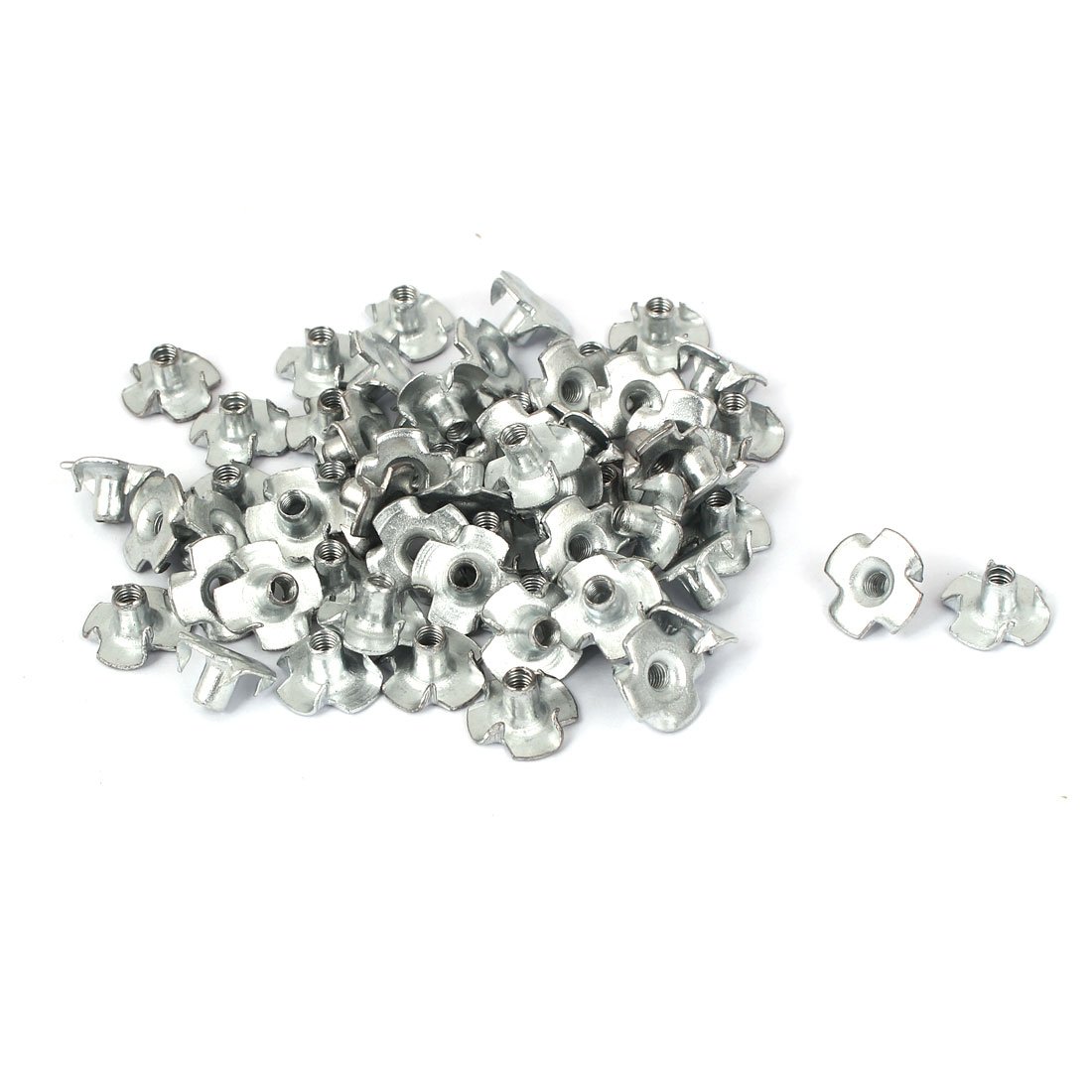Sourcingmap Home Écrou Griffe M3 4 Dents Acier Lot 60