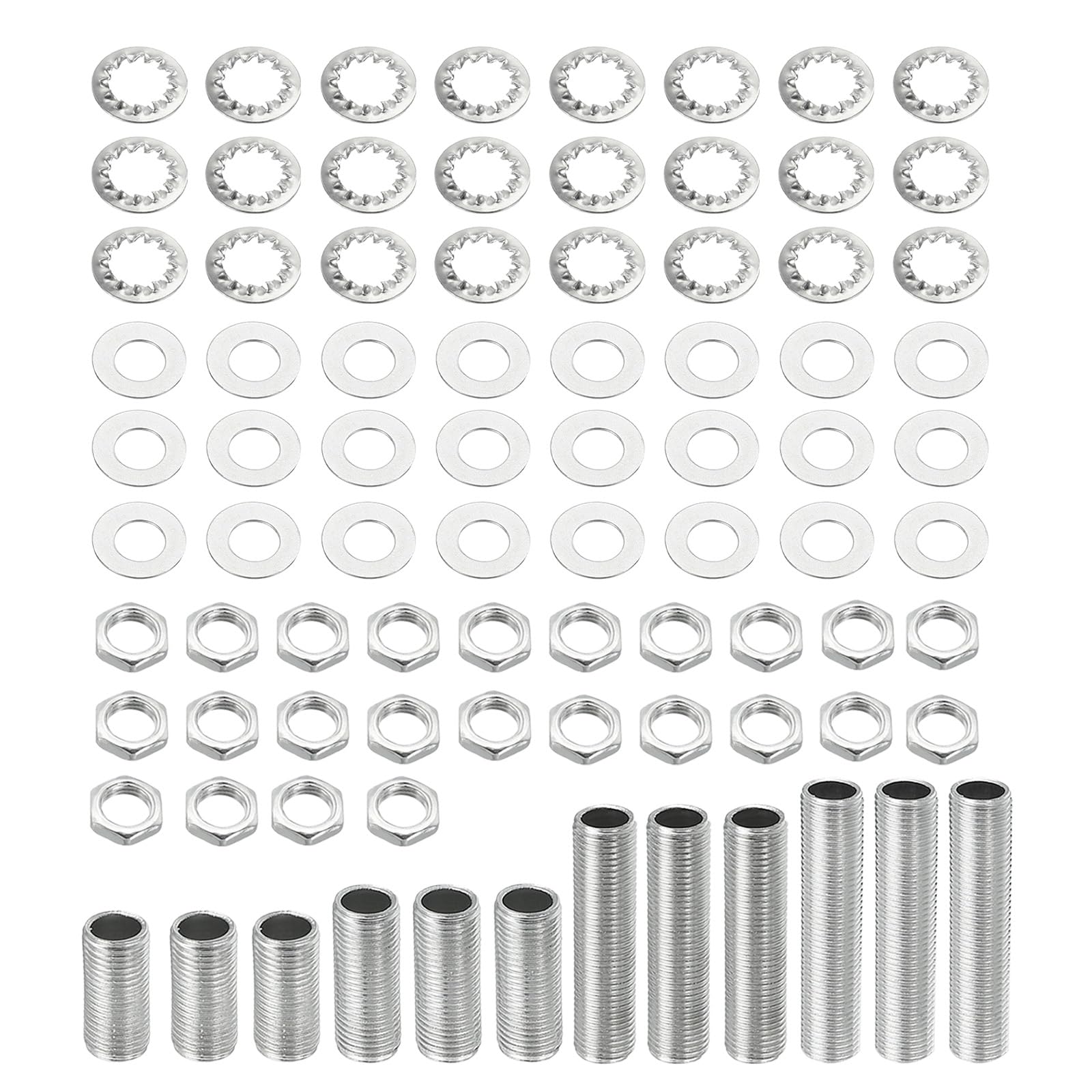 SOURCINGMAP Home kit tige filetée lampe 1/8IP 84 pièces