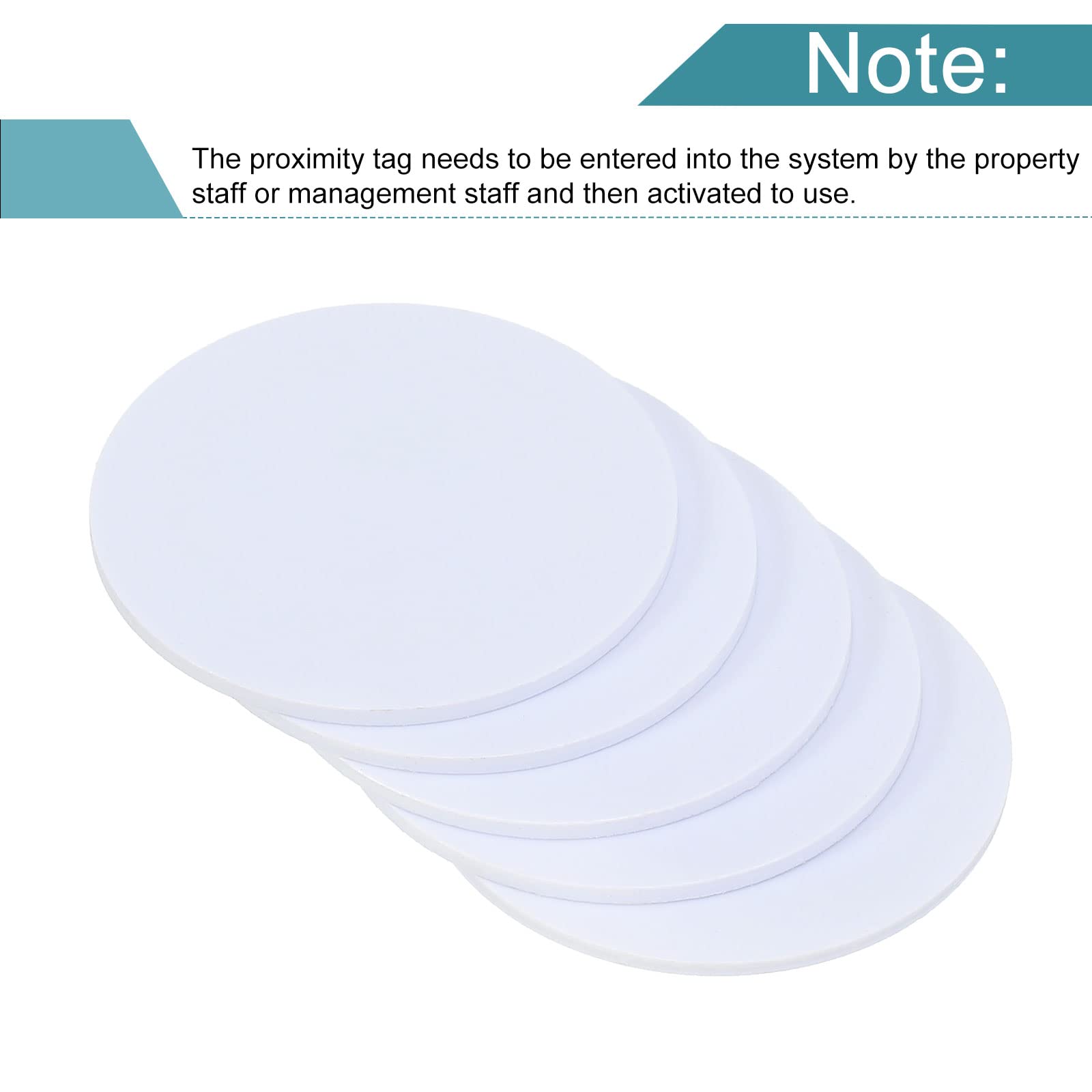Sourcing Map RFID carte contrôle accès blanc lot 5 13,56 MHz