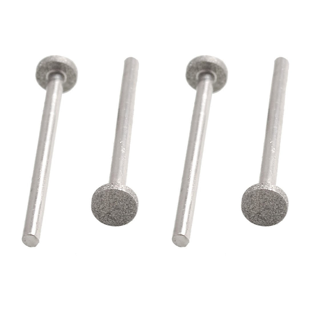 sourcingmap meule diamantée plate 8 mm tige 3 mm lot 4