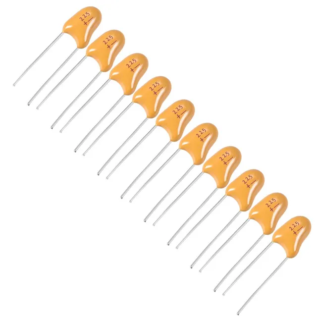 Sourcingmap condensateur tantale 2,2µF 50V lot de 10