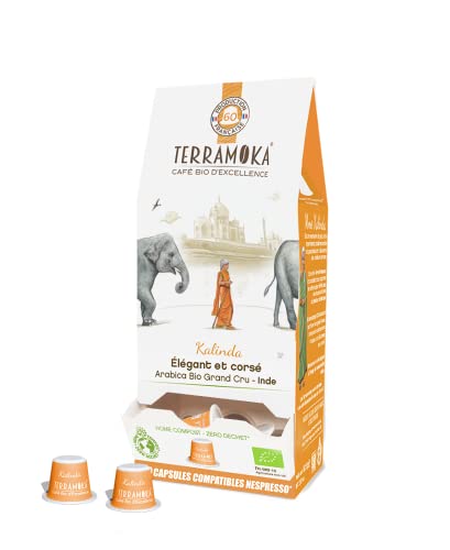 Terramoka Miss Kalinda 60 capsules café bio arabica corsé
