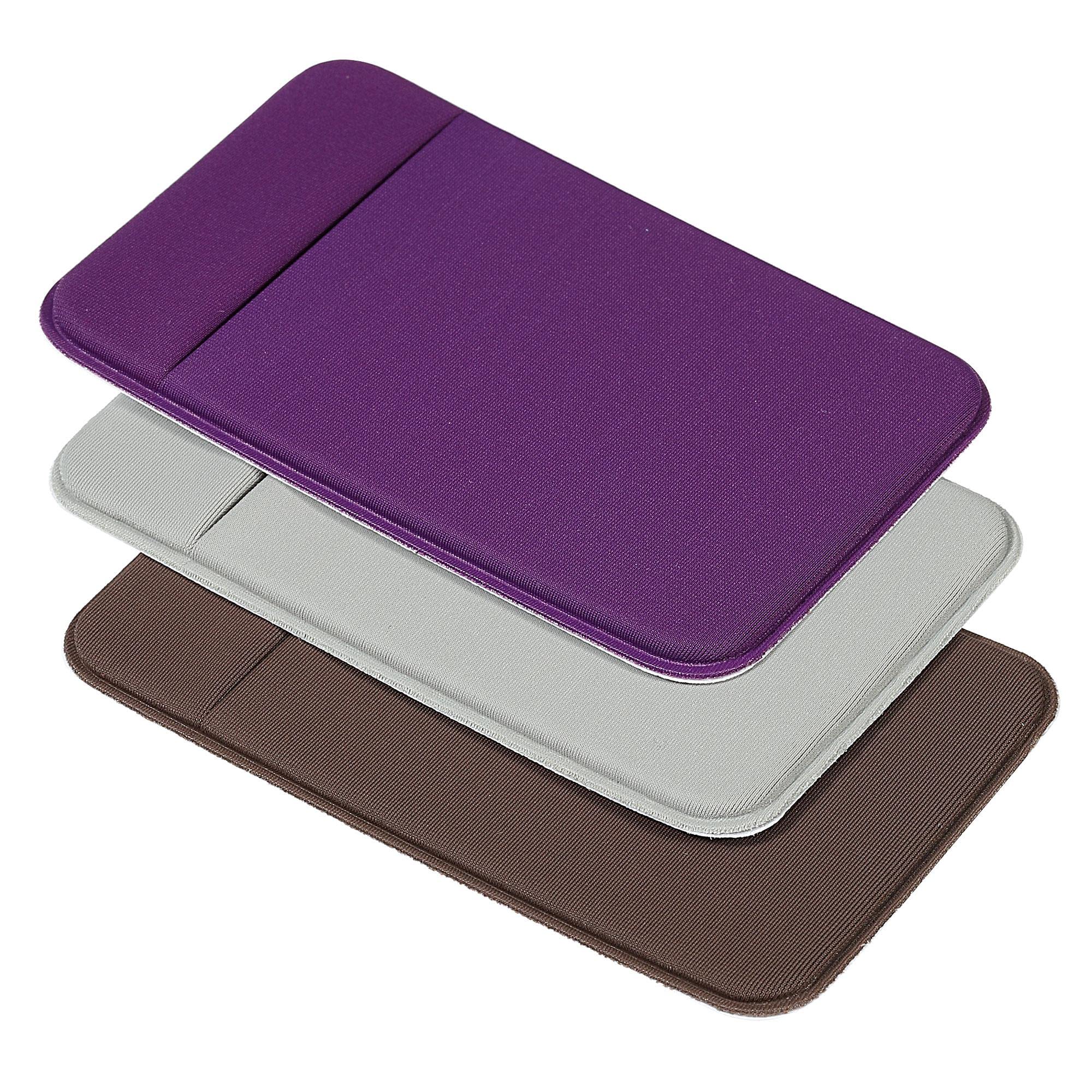 Sourcing Map porte-carte adhésif gris marron violet x3
