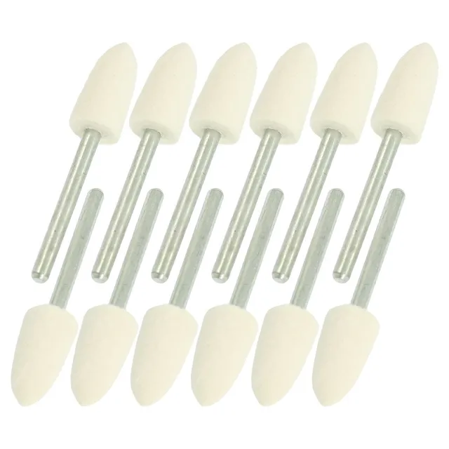 Sourcingmap feutre polissage conique 8,5 mm lot de 12