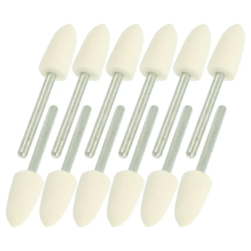 Sourcingmap feutre polissage conique 8,5 mm lot de 12