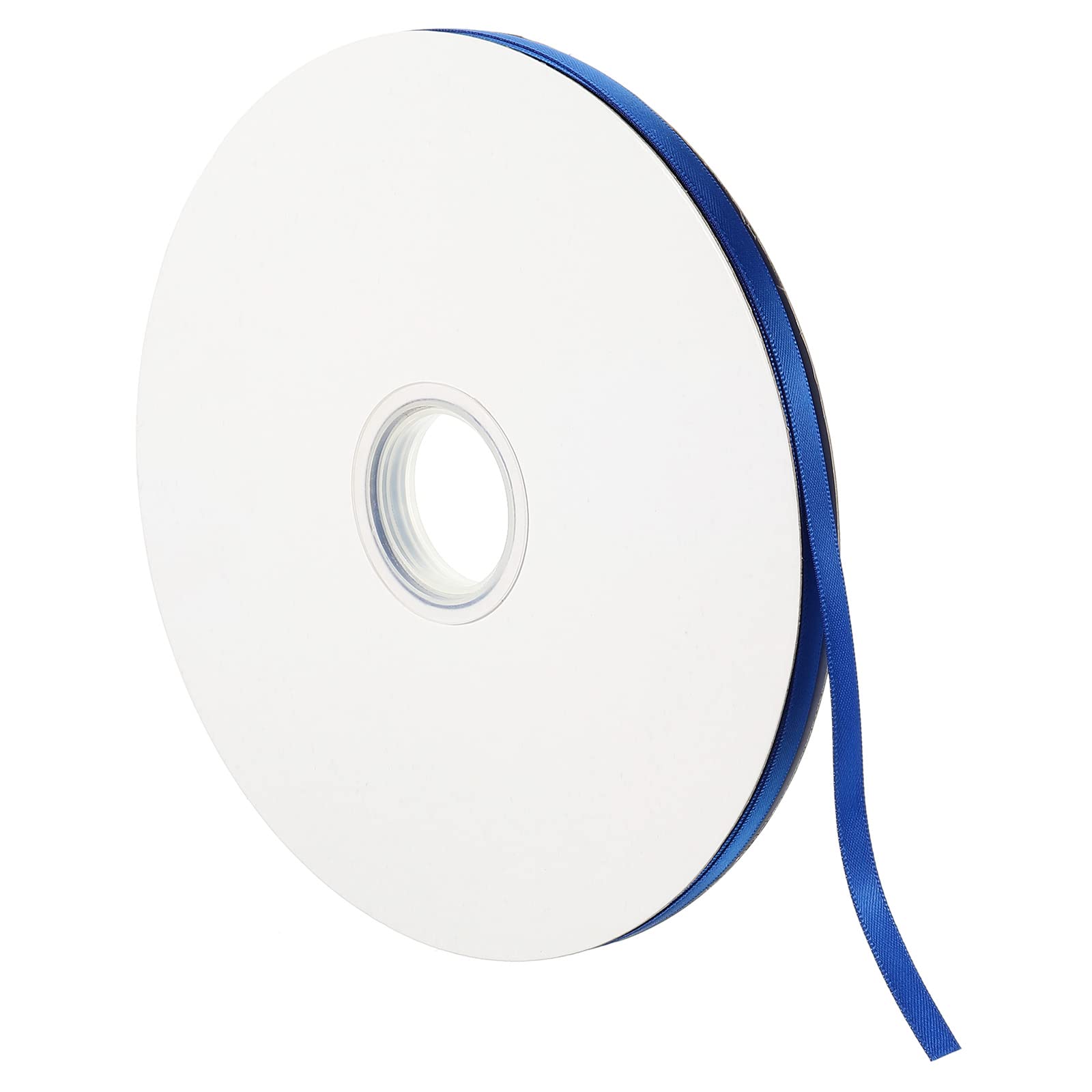 Sourcingmap Ruban Satin 7mm x 91,4m Violet Bleu Polyester