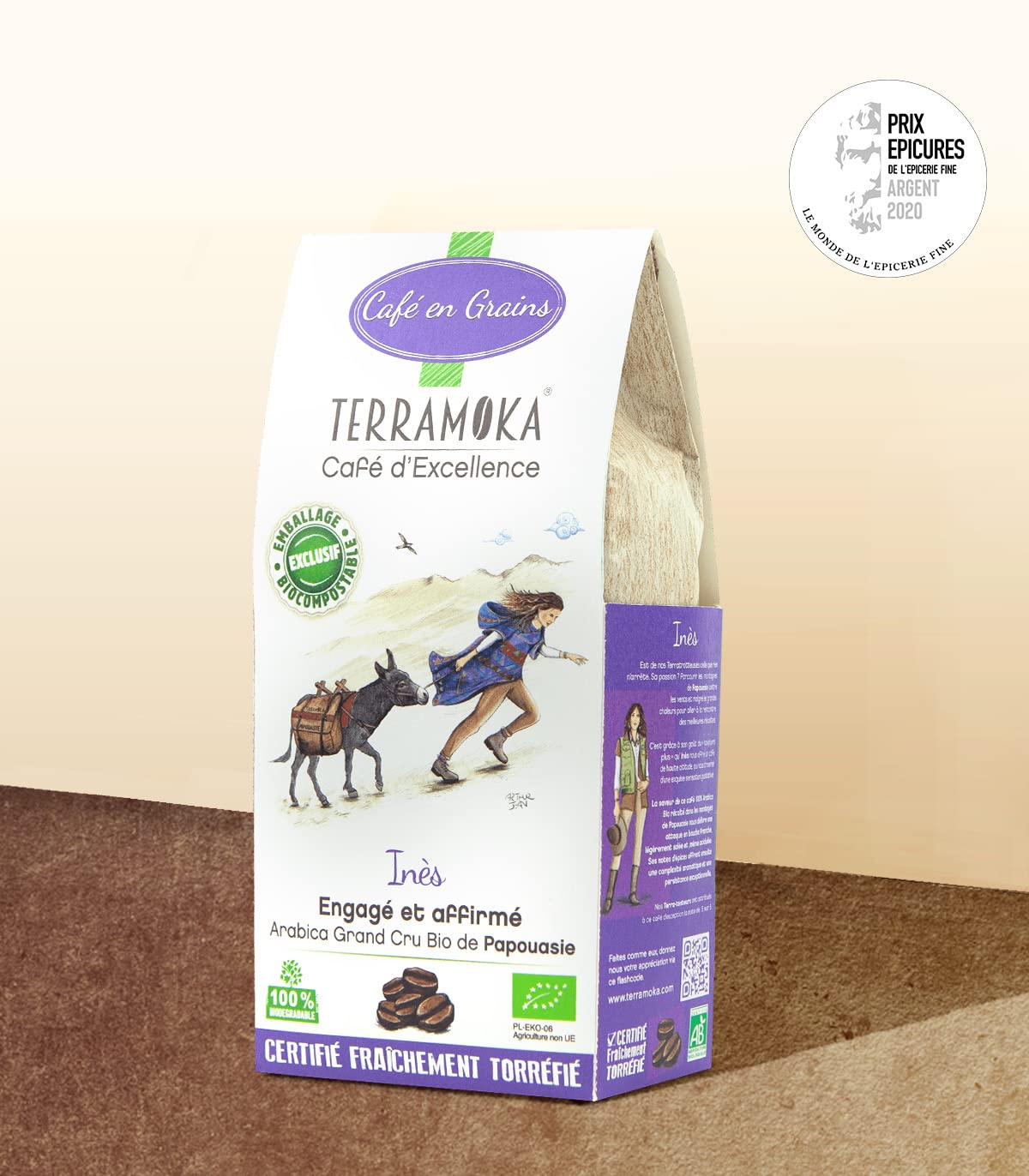 Terramoka Le jeune Arthur café en grains bio 1,4 kg arabica