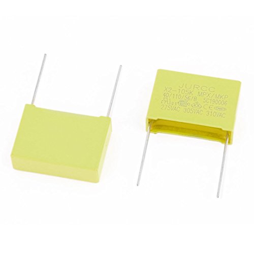 Sourcingmap X2-105K condensateur sécurité 1uF 310V lot 10 jaune