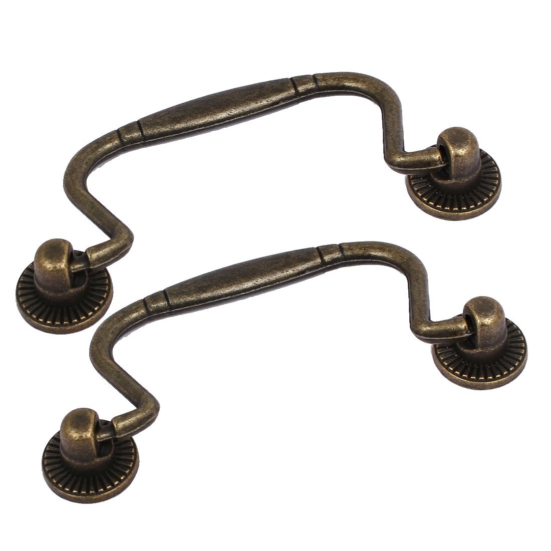 sourcingmap Home Poignee Meuble Bronze 100mm Lot 2